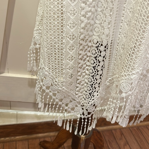 Trixxi white lace fringe dress - Picture 5 of 15
